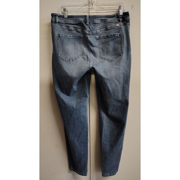 inc Women's Size 12 Dark Wash Skinny Leg Curvy Fit Jeans - Picture 2 of 10